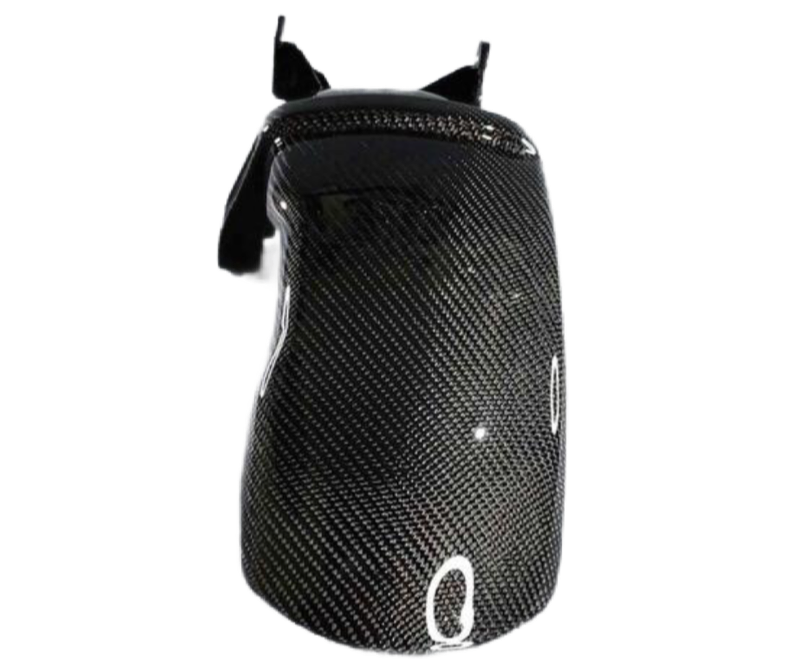 Geweven carbon achterspatbord over wiel Piaggio Zip