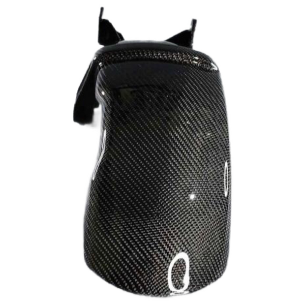 Geweven carbon achterspatbord over wiel Piaggio Zip
