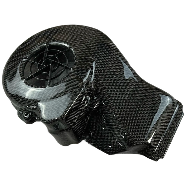 Geweven carbon koelkap Piaggio Zip (nog geen foto van 50cc model)