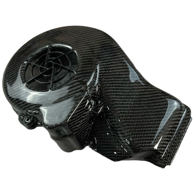Geweven carbon koelkap Piaggio Zip (nog geen foto van 50cc model)