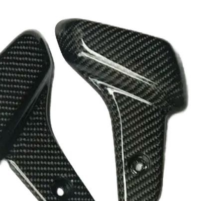 Vespa Sprint & Primavera Voetsteuntjes Geweven Carbon