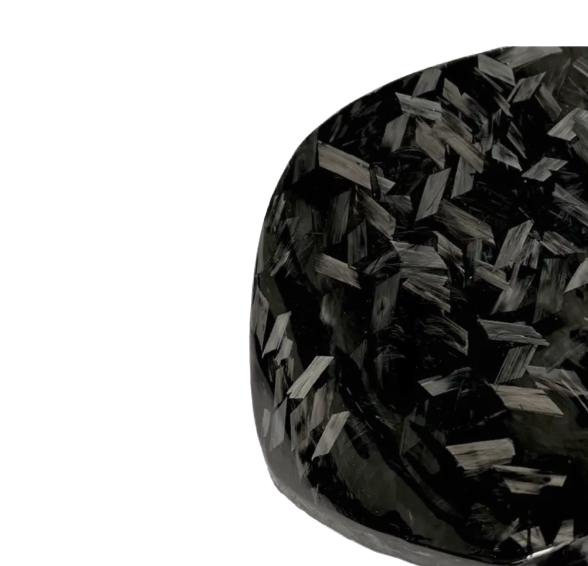 Piaggio Zip Beenschild Klep Custom Flakes Forged Carbon