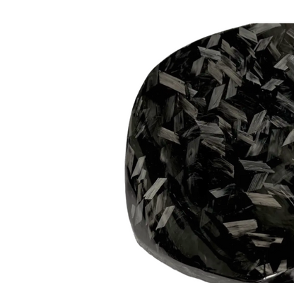 Piaggio Zip Beenschild Klep Custom Flakes Forged Carbon