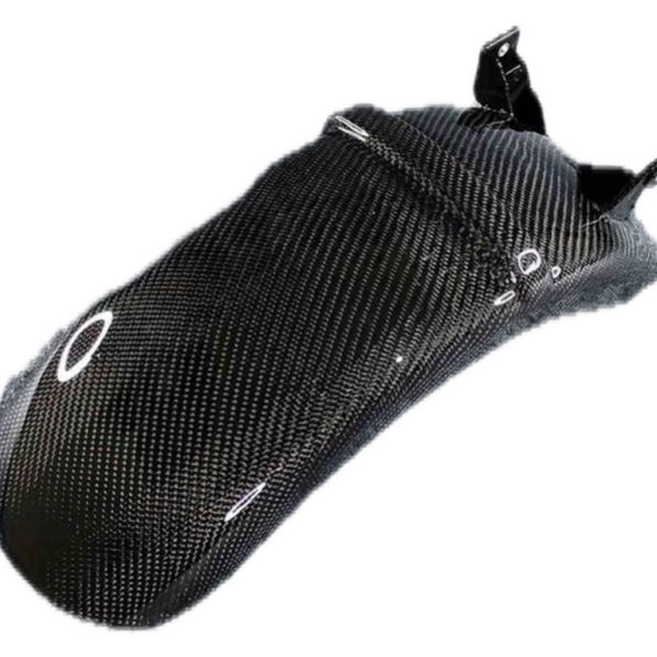 Geweven carbon achterspatbord over wiel Piaggio Zip
