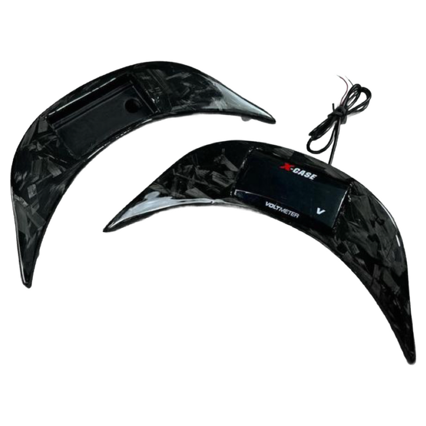 Vespa Sprint & Primavera Voltmeter Spoiler Forged Carbon