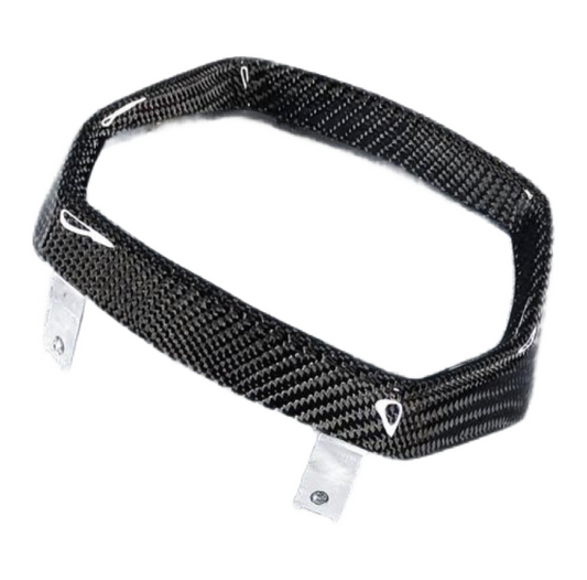 Geweven carbon koplamp rand Vespa Sprint