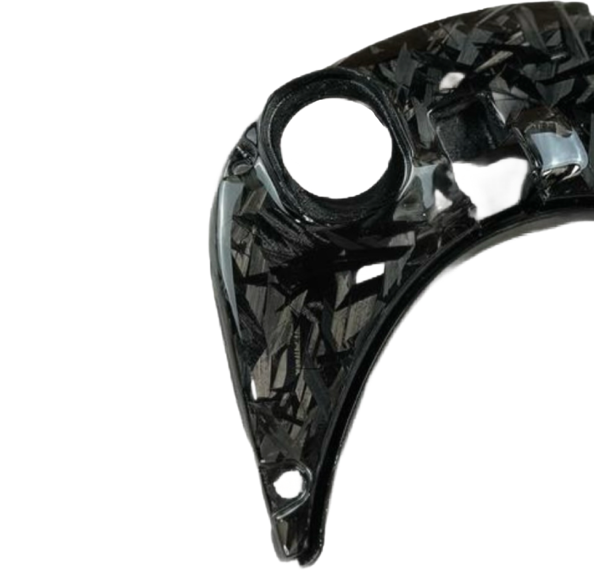 Vespa Sprint & Primavera Tank Kap Forged Carbon