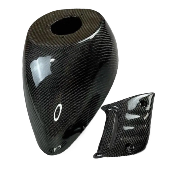 Piaggio Zip SP Voorspatbord Setje Geweven Carbon