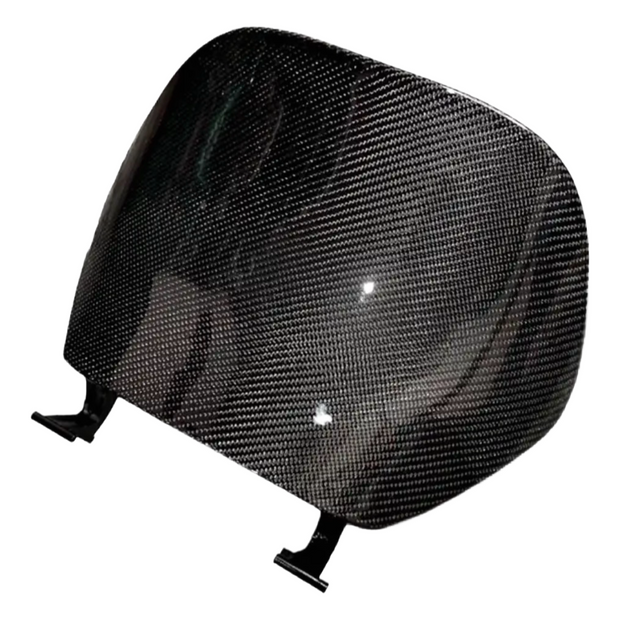 Piaggio Zip Beenschild Klep Geweven Carbon