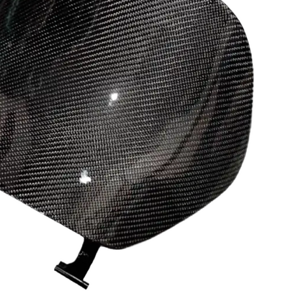 Piaggio Zip Beenschild Klep Geweven Carbon