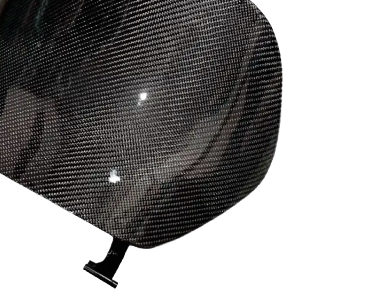 Piaggio Zip Beenschild Klep Geweven Carbon