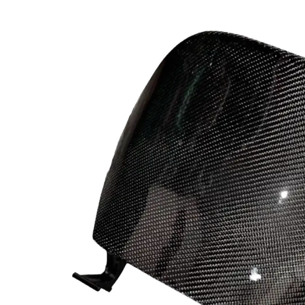 Piaggio Zip Beenschild Klep Geweven Carbon