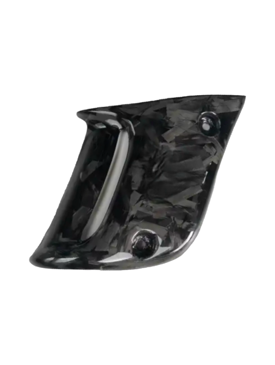 Piaggio Zip SP Voorspatbord Setje Custom Flakes Forged Carbon